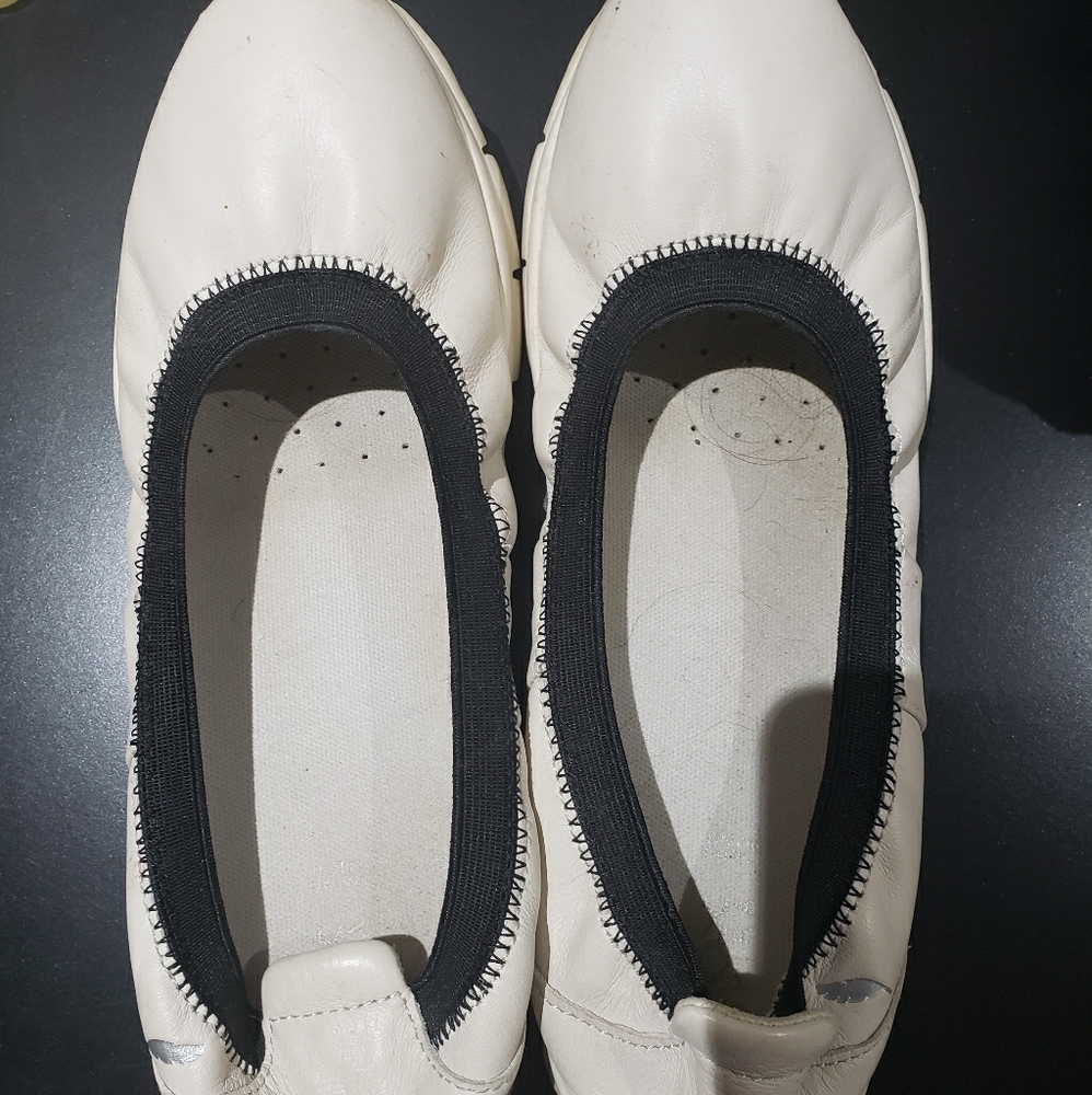 Geox leather ballet slippers